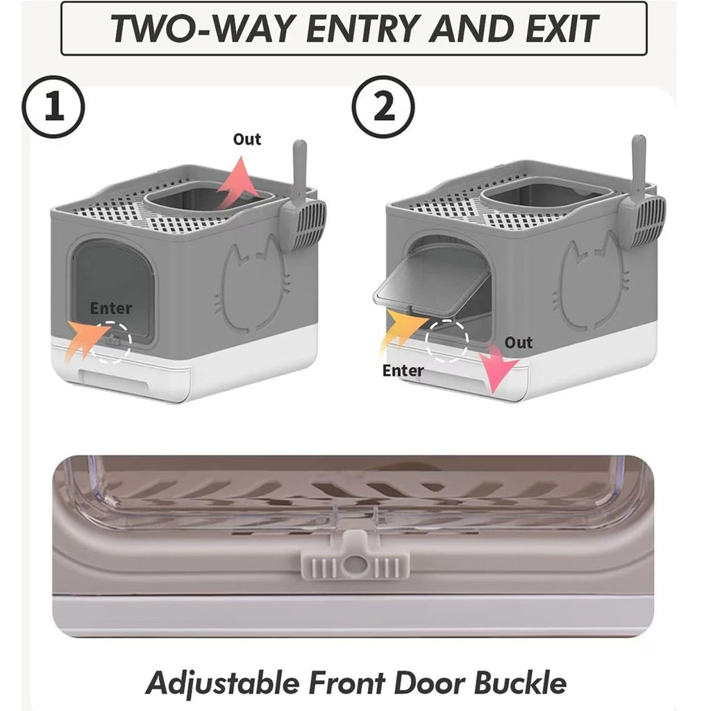 Go Fresh-  Portable Foldable Cat Litter Box