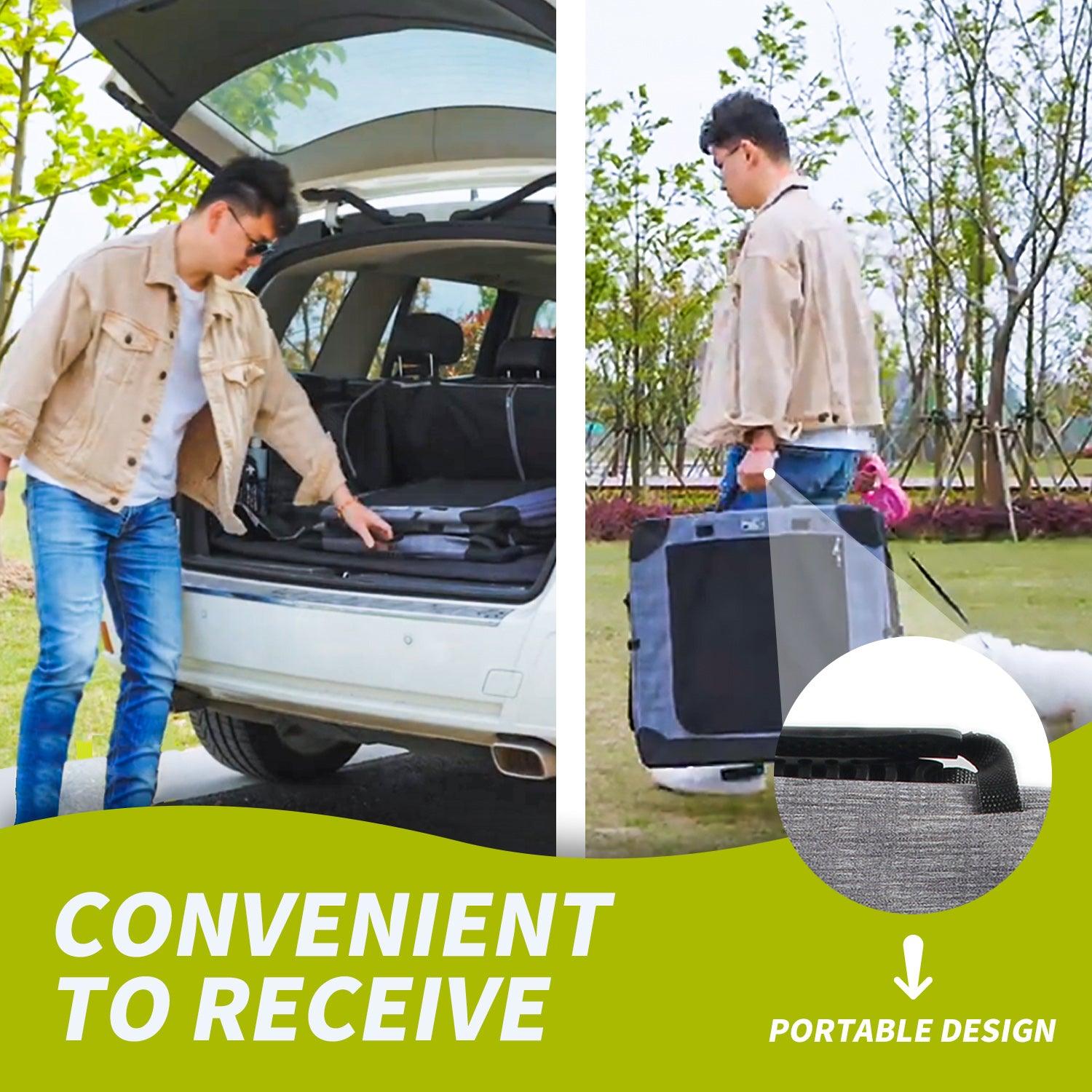 Foldable Pet Travel Crate