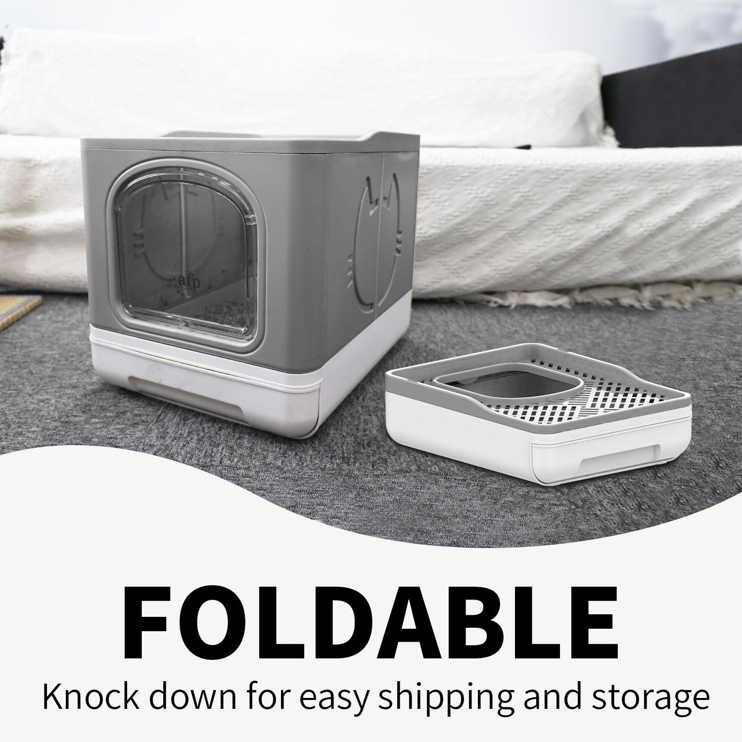 Go Fresh-  Portable Foldable Cat Litter Box