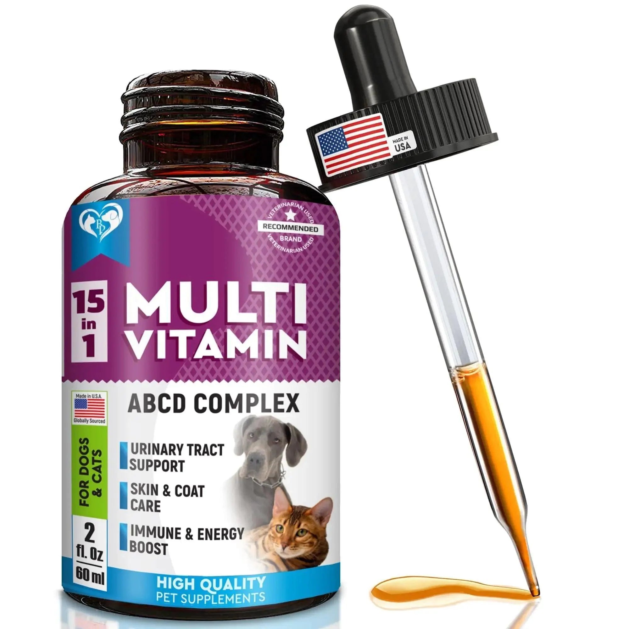 Pet Total Wellness Multivitamin Liquid with Glucosamine & Cranberry